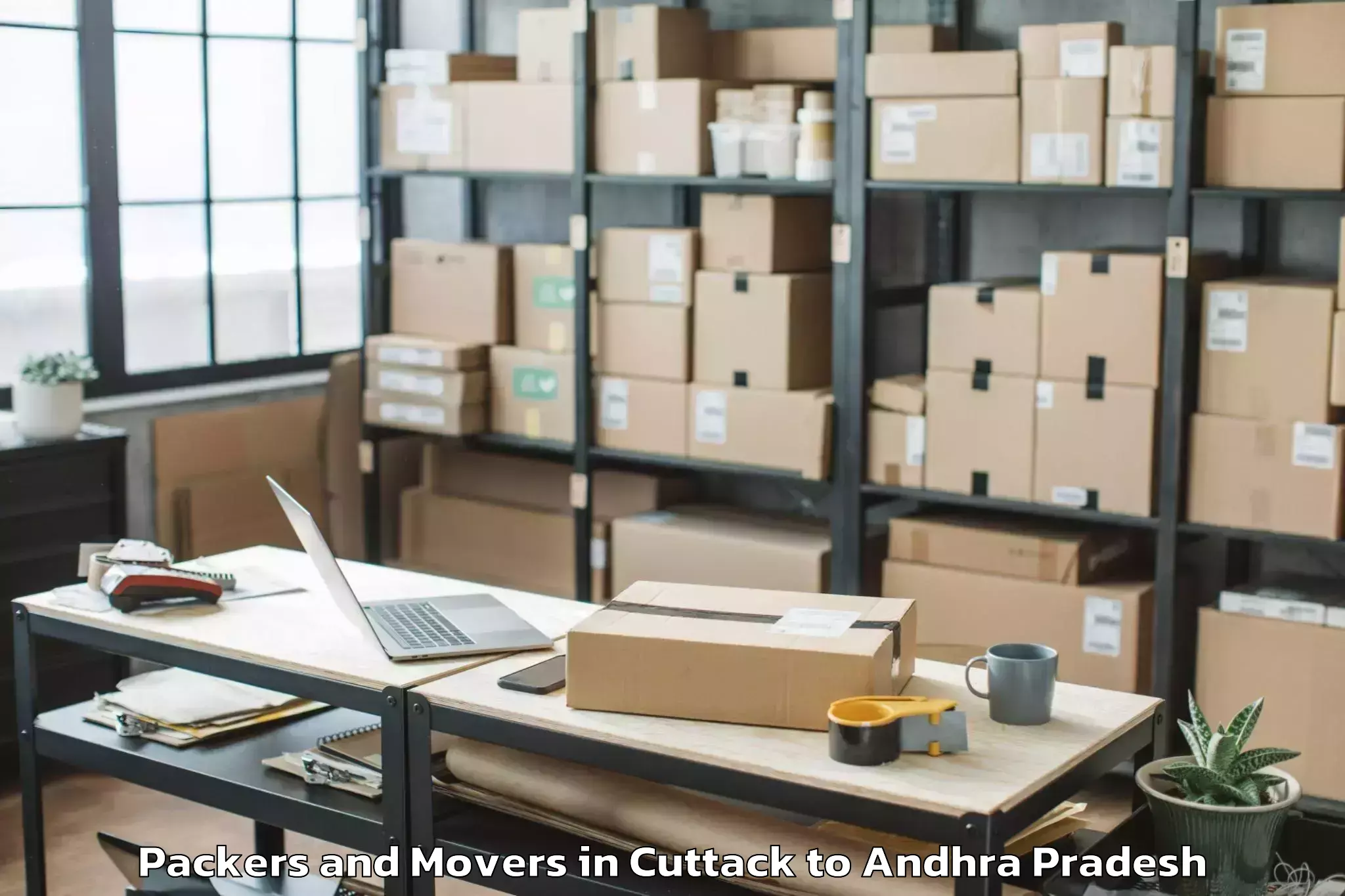 Professional Cuttack to Laveru Packers And Movers